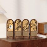 Небольшой экран украшает бамбуковый столешница - 图片 4
