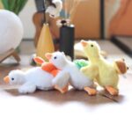 Любовь милая большая белая гусиная подвеска плюшевая игрушка - 图片 4