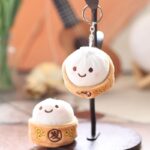 Сетка красная милая булочка подвеска плюшевая игрушка кукла - 图片 4