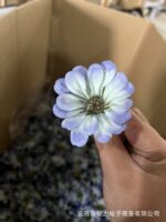 Синий искусственный цветок имитация цветок diy материал украшения головного убора - 图片 17