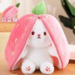 Плюшевая игрушка кукла кукла подушка клубничный кролик - 图片 5