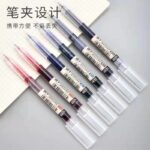 Быстродушеная прямая шариковая ручка 0.5mm красный черный гематическая ручка - 图片 3