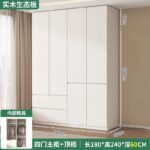 Белый деревянный шкаф для дома - 图片 16