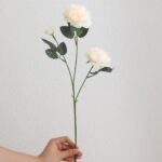 3 головы пион имитация цветов поддельные цветы дома гостиная цветочная композиция - 图片 10