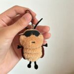 Мультфильм плюшевый маленький тараканый кулон - 图片 6
