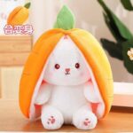 Плюшевая игрушка кукла кукла подушка клубничный кролик - 图片 6