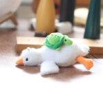 Любовь милая большая белая гусиная подвеска плюшевая игрушка - 图片 6