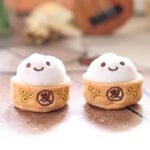Сетка красная милая булочка подвеска плюшевая игрушка кукла - 图片 3