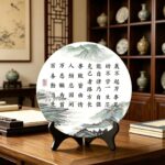 Цин Юньчжи Каллиграфия, каллиграфия и живопись украшение - 图片 6
