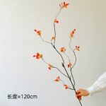 Красный кленовый лист искусственный цветок искусственный цветок - 图片 10